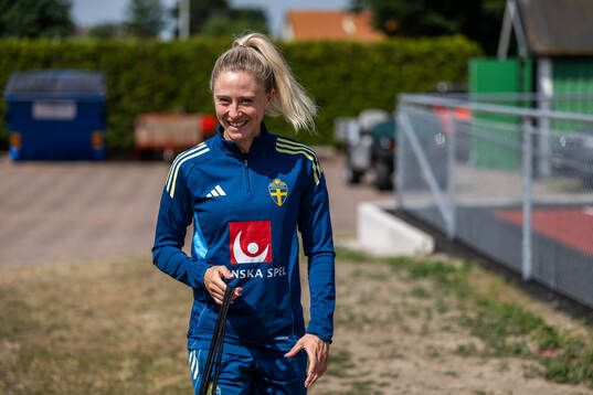 Rebecka Blomqvist of the Swedish women’s national