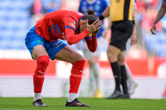 Helsingborgs Ervin Gigovic deppar
