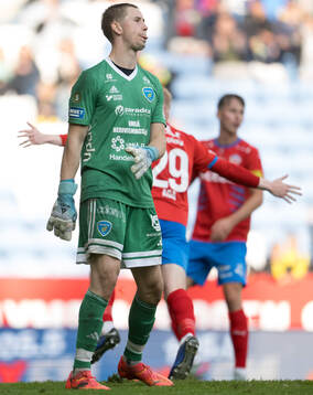 Umeå FCs Melker Uppenberg deppar
