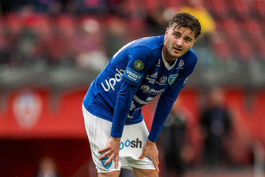 Umeå FCs Tim Olsson deppar