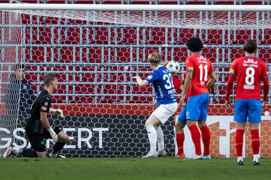 Umeå FCs Jörgen Voilås gör 4-1 bakom Helsingborgs