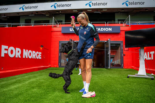 Frida Maanum of the Norwegian women's national football