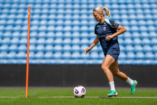 Lisa Naalsund of the Norwegian women's national football