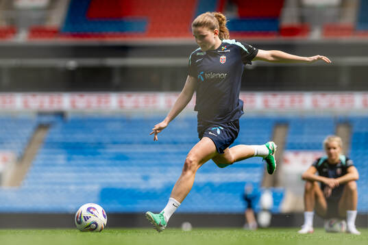 Signe Gaupset of the Norwegian women's national football