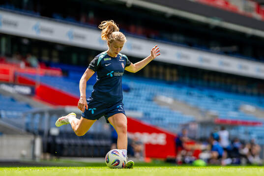 Justine Kielland of the Norwegian women's national football