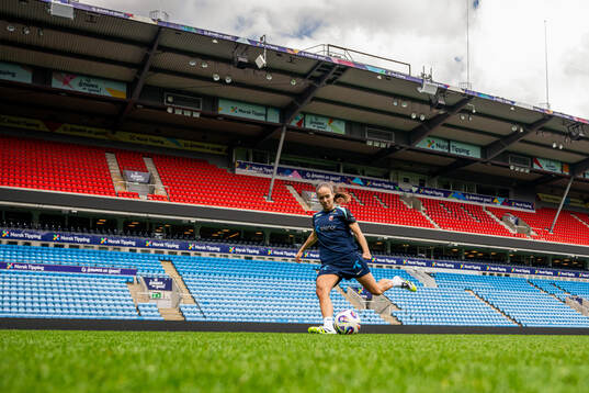 Guro Reiten of the Norwegian women's national football team