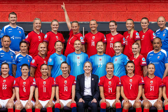 Guro Bergsvand of the Norwegian women's national football