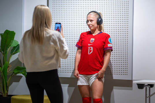Thea Bjelde of the Norwegian women’s national football