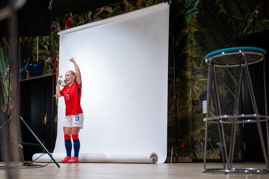 Thea Bjelde of the Norwegian women’s national football
