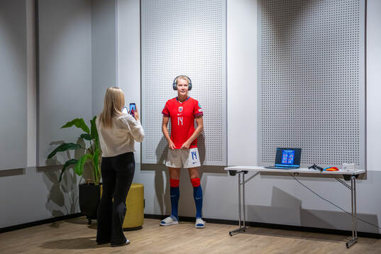 Ada Hegerberg of the Norwegian women’s national football