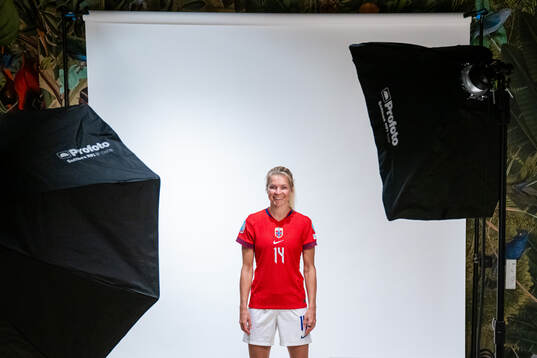 Ada Hegerberg of the Norwegian women’s national football
