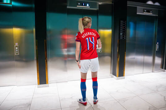 Ada Hegerberg of the Norwegian women’s national football