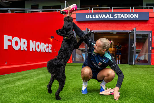 Frida Maanum of the Norwegian women's national football