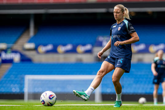 Lisa Naalsund of the Norwegian women's national football