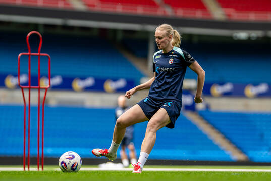 Karina Sævik of the Norwegian women's national football