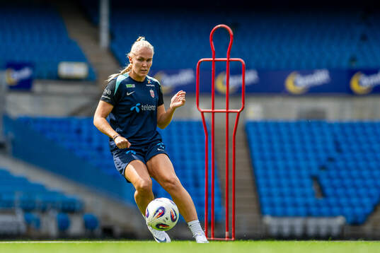 Maria Thorisdottir of the Norwegian women's national