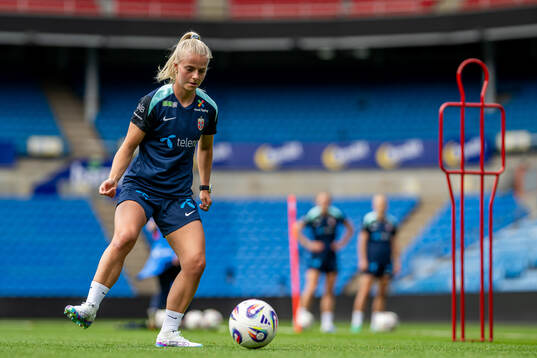 Emilie Woldvik of the Norwegian women's national football