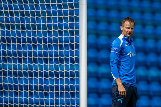 Jon Knudsen, goalkeeper coach of the Norwegian women's