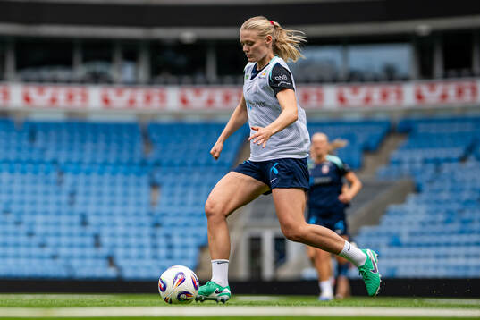Mathilde Harviken of the Norwegian women's national