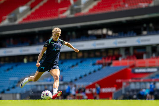 Ada Hegerberg of the Norwegian women's national football