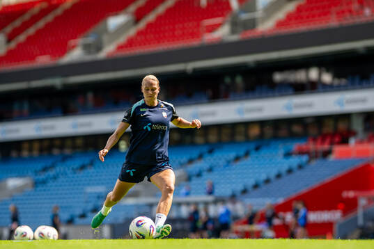Lisa Naalsund of the Norwegian women's national football