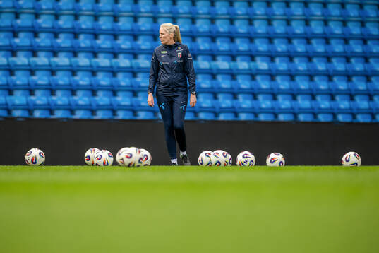 Gemma Grainger, head coach of the Norwegian women's