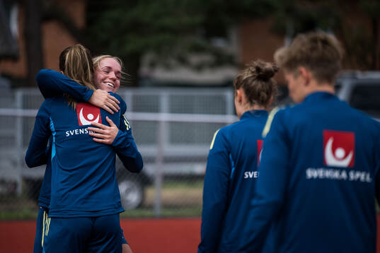 Hanna Lundkvist of the Swedish women's national football