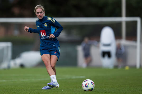 Hanna Lundkvist of the Swedish women's national football
