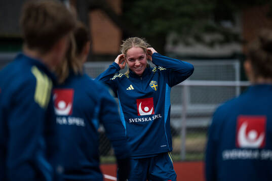 Hanna Lundkvist of the Swedish women's national football