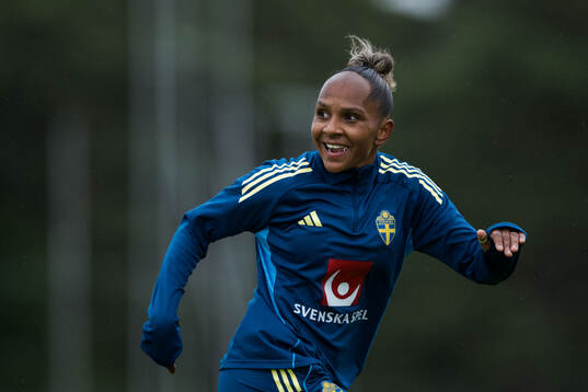 Madelen Janogy of the Swedish women's national football team