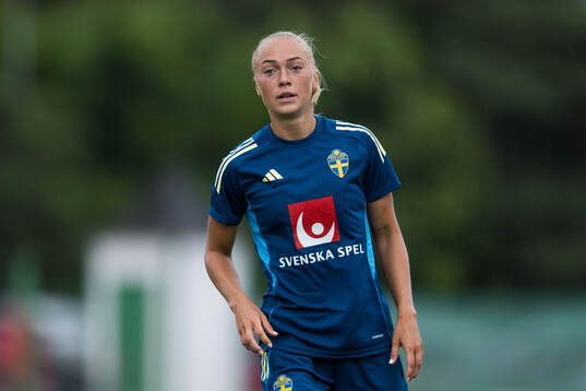 Hanna Bennison of the Swedish women's national football team