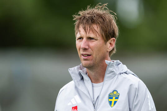 Sports psychologist Rasmus Liljeblad of the Swedish women's