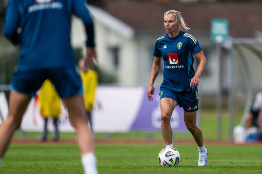 Jonna Andersson of the Swedish women's national football