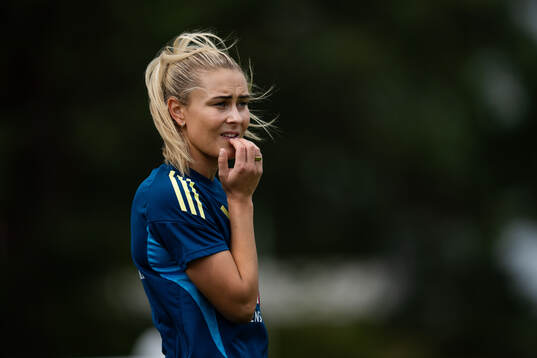 Amanda Nildén of the Swedish women's national football team