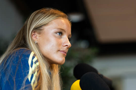 Smilla Holmberg of the Swedish women's national football