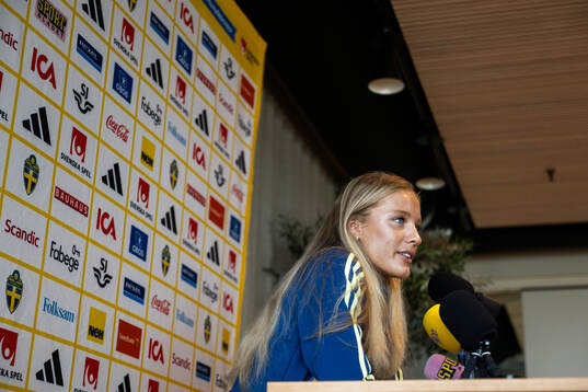 Smilla Holmberg of the Swedish women's national football
