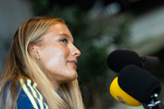 Smilla Holmberg of the Swedish women's national football