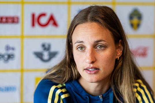 Nathalie Björn of the Swedish women's national football
