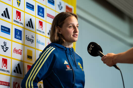 Nathalie Björn of the Swedish women's national football