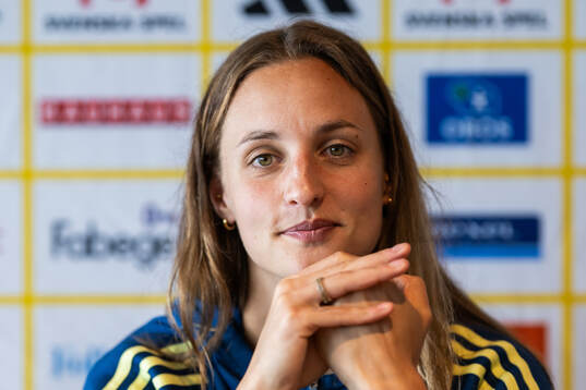 Nathalie Björn of the Swedish women's national football