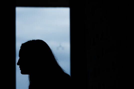 Silhouette of Nathalie Björn of the Swedish women's