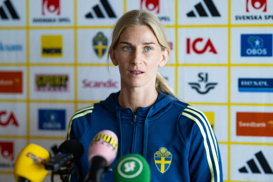 Sofia Jakobsson of the Swedish women's national football