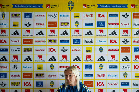 Jonna Andersson of the Swedish women's national football