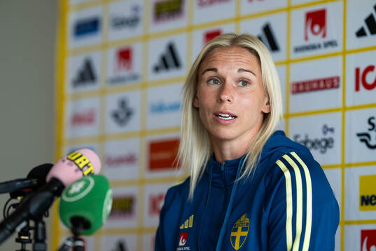 Jonna Andersson of the Swedish women's national football