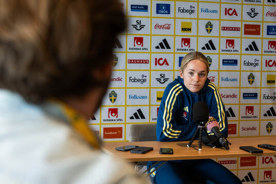 Hanna Lundkvist of the Swedish women's national football
