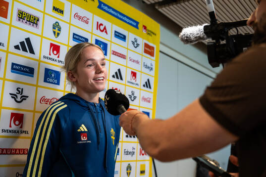 Hanna Lundkvist of the Swedish women's national football