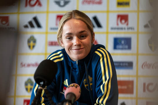 Hanna Lundkvist of the Swedish women's national football