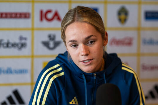 Hanna Lundkvist of the Swedish women's national football