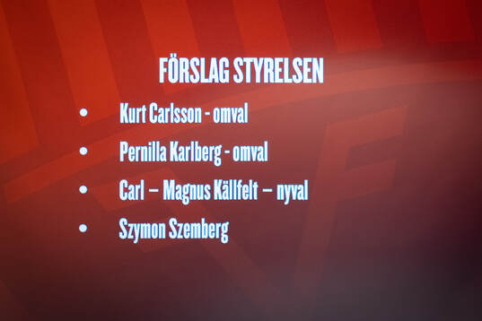Förslag till ledamoter till Frölundas styrelse