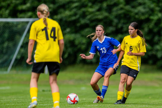 Lisa Ek, Halmstads BK och Siri Löfberg, Örebro SK FK
